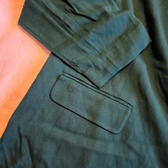 J. Jill Woman's size 3X Jacket Blazer Celtic Dress Coat Kelly Green Boxwood NWT - Picture 7 of 8